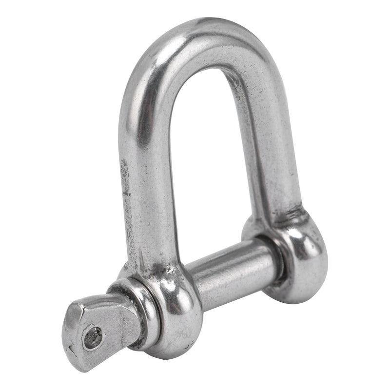 Screw Pin Anchor Shackle Stainless Steel DShaped Bow Shackle for Chains Outdoor Camping Survival Rope(M8 ) - Image 3