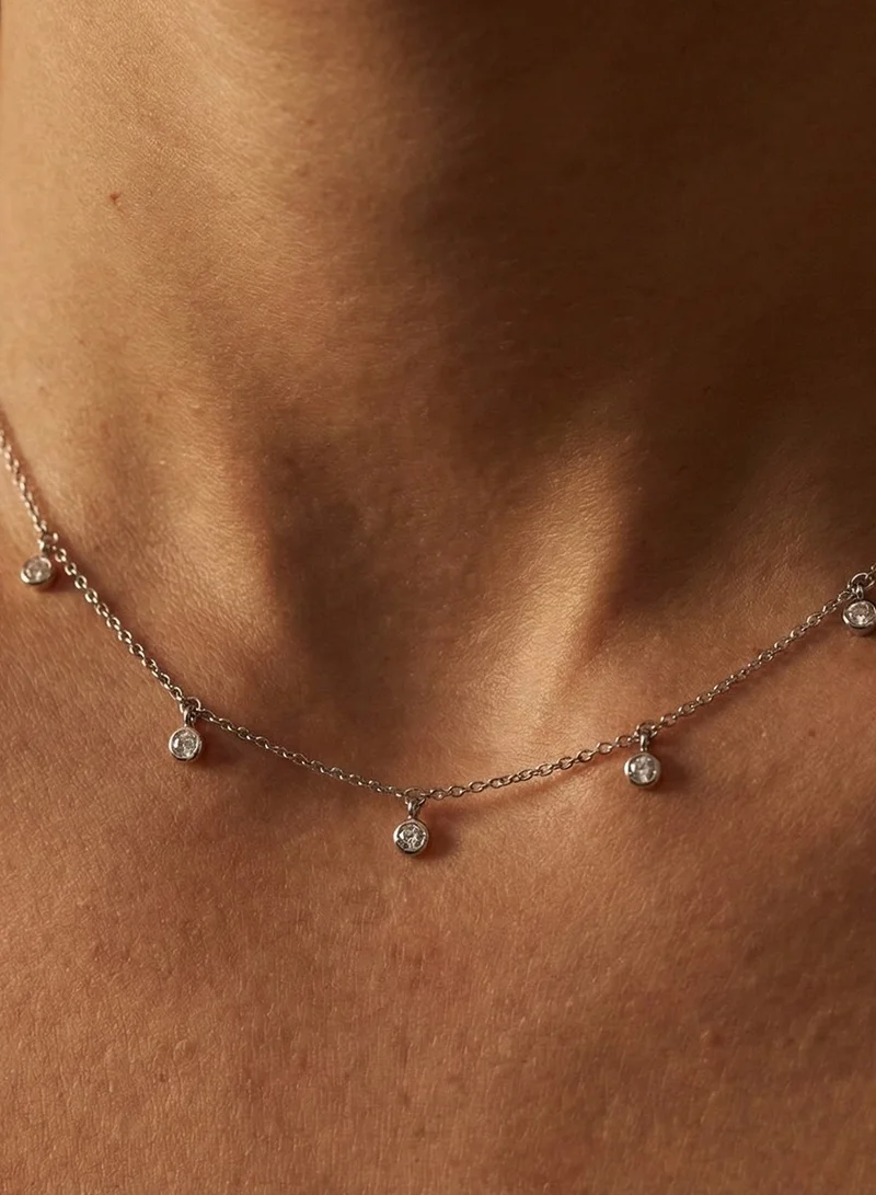 ليو جو قلادة ليو جو سبارك فضية