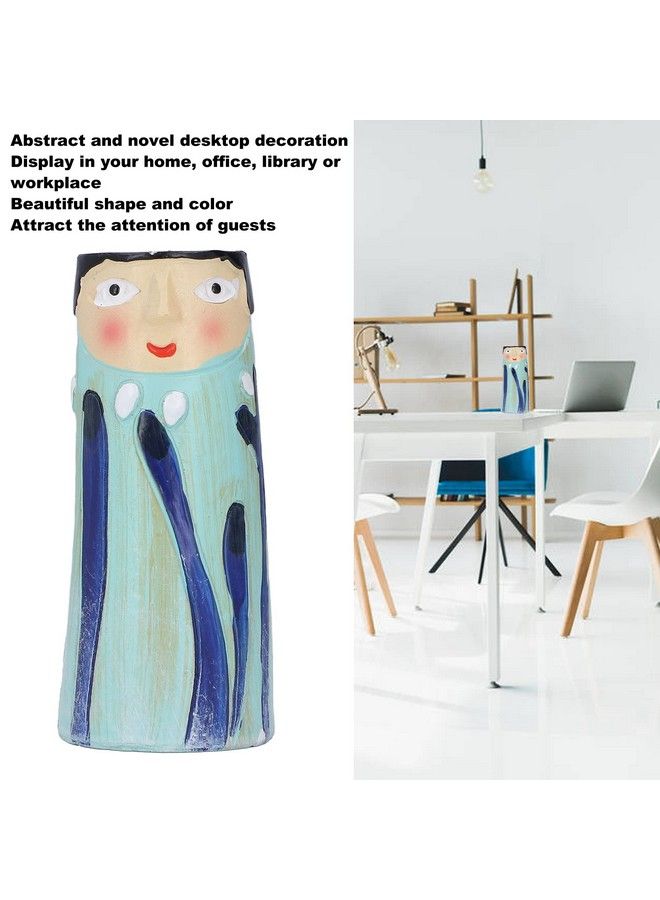 Cute Spring Family Bud Vases Resin Flower Vase Modern Bohemian Floral Arrangement Vase For Wedding Desktop Shelf Decor(1)