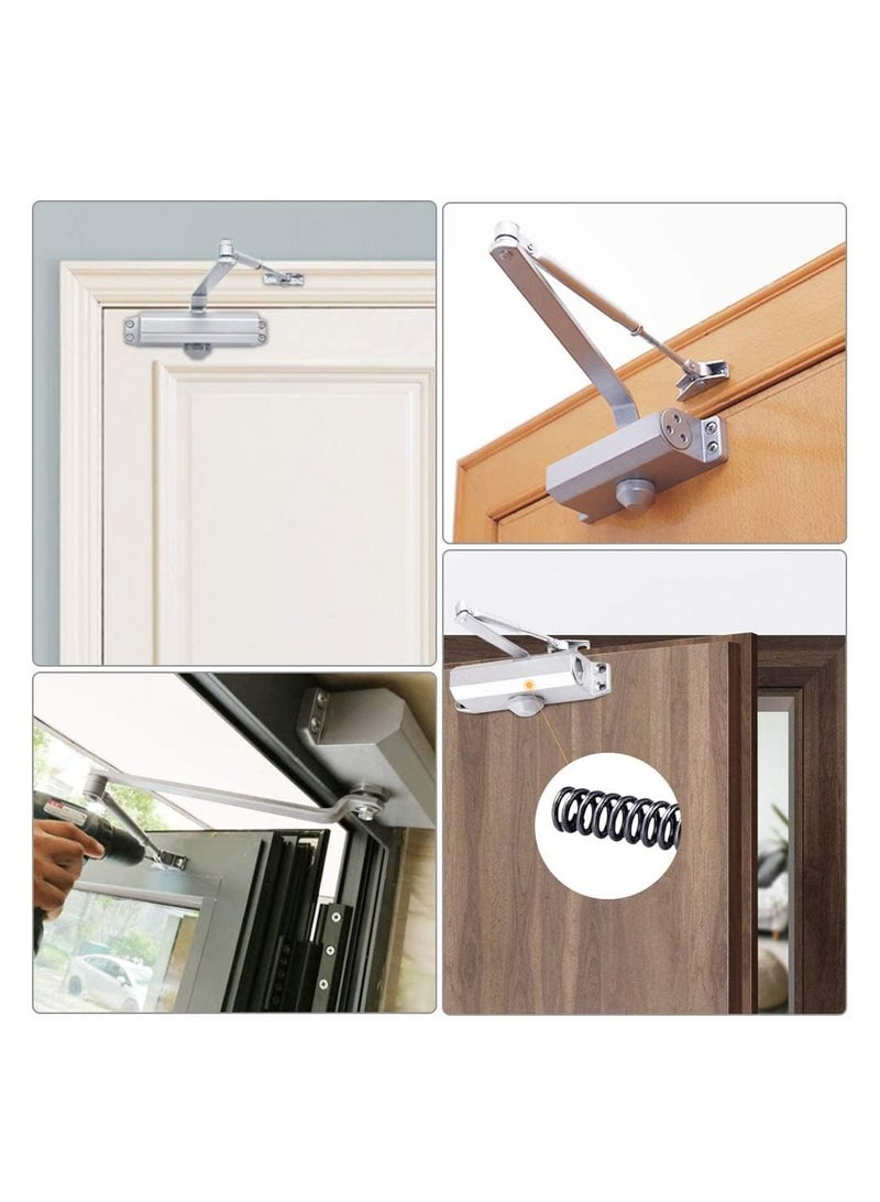 ROBUSTLINE Robustline Heavy Duty Door Closer For Home and Commercial use- 5 YEARS WARRANTY - (1102 - Gold, Door Weight Capacity 25Kg - 45Kg)  - Image 2