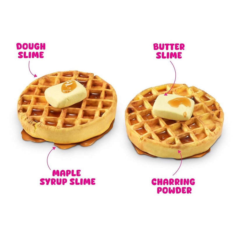 Slime Mart Series 1 Make Your Own Realistic Slime Food! Waffles Bag DIY Kit (9 Pieces) - Image 4
