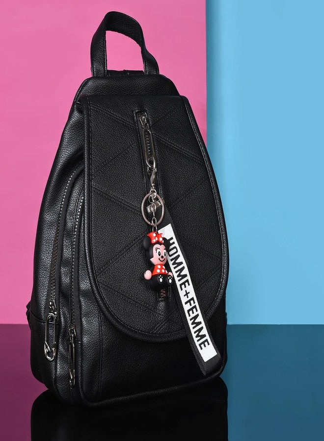 Haute Sauce Solid Backpack with Zip Lock (AZ_HSBP1066) - Image 3