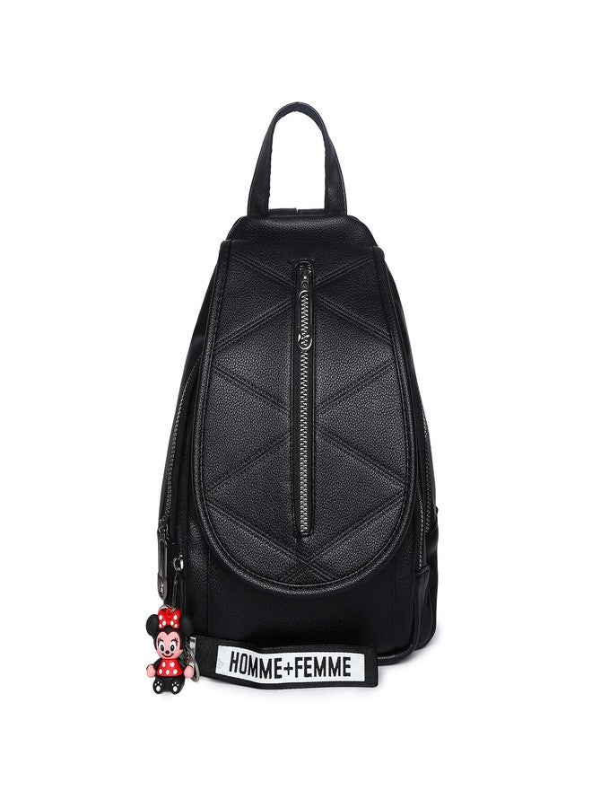 Haute Sauce Solid Backpack with Zip Lock (AZ_HSBP1066) - Image 2