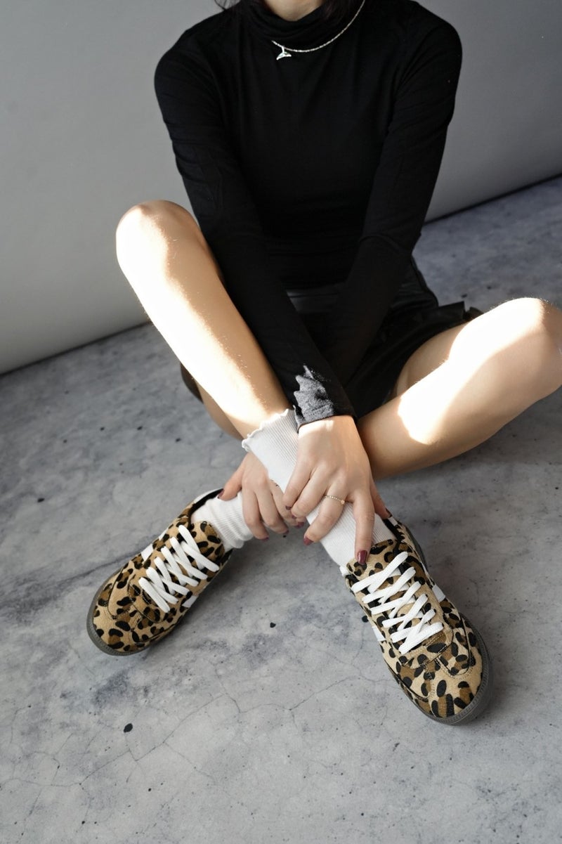 muggo Leopard Guaranteed Women's Orthopedic Casual Lace-Up Walking Leopard Patterned Sneaker Sports Shoes  - Image 3