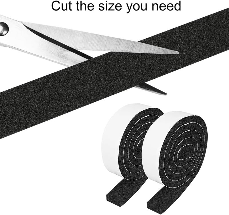 YIJUHOU 2 Rolls 1/2 Inch W 1/4 T Weather Stripping Air Conditioner Open Cell Foam Seal Tape, Window Insulation High Resilience Seal Strip for Doors Window,Total 32FT - Image 3