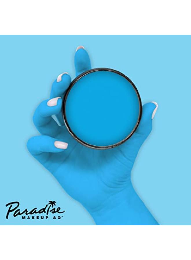 mehron Makeup Paradise Makeup Aq Face & Body Paint (1.4 Oz) (Celestial Neon Blue/Light Blue) - Image 4