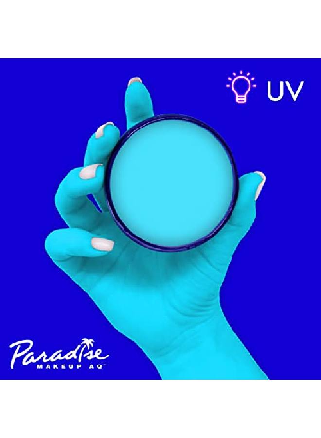 mehron Makeup Paradise Makeup Aq Face & Body Paint (1.4 Oz) (Celestial Neon Blue/Light Blue) - Image 5