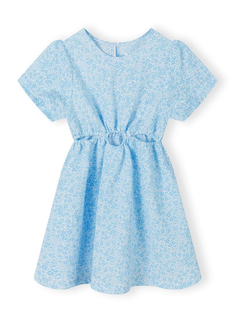 مينوتي فستان بناتي بأكمام قصيرة وخصر مطاطي - Image 2