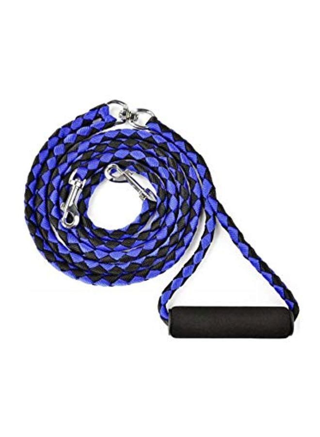 NIBEMINENT Dual No Tangle Coupler Leash Purple/Black/Silver - Image 4