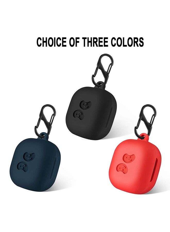 Shockproof Protective Case Cover With Carabiner For Samsung Galaxy Buds Live Black - Image 5