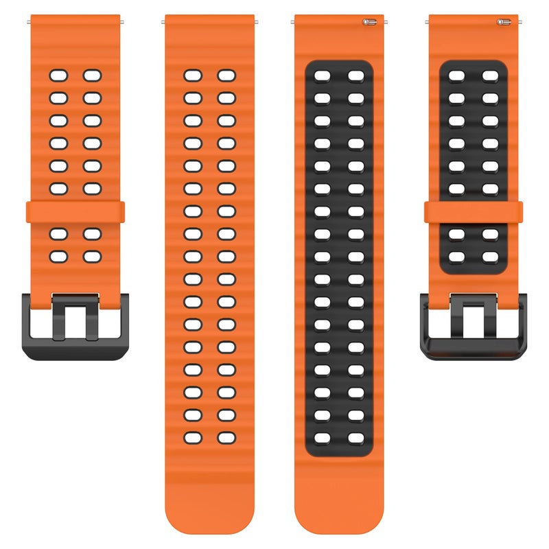 Bluejw 24mm Quick Release Rubber Watch Strap Replacement for Suunto 9 Baro Copper / Spartan Series – Durable, Comfortable 24mm Smartwatch Band - Image 5