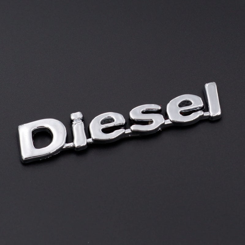 Asraw Chrome Finish Car Fuel Tank Sticker - Fuel Tank Logo Emblem Badge Monogram Universal for Car (Diesel 2x8cm) - Image 4