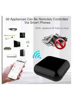 MOES WiFi RF IR Smart Home Universal Remote Controller for TV, Air Conditioning, Appliances, Compatible with Tuya/Smart Life App, Voice Control via Alexa and Google Home