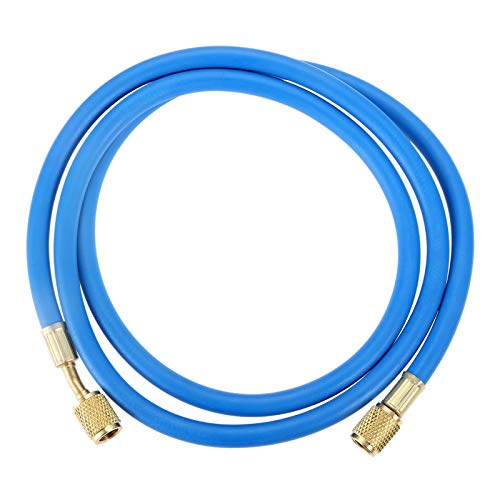 Aupoko R410A AC Refrigerant Charging Hoses, 60’’ R410A HVAC Charging Hose with 1/4’’ SAE Flare, with 800 PSI Working Pressure for R410A R22 R134A R12 R502 Air Condition System - Image 1