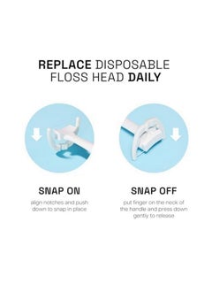 REACH REACH Ultraclean Access Flosser Unflavored Disposable Heads, 28 Count  - Image 3