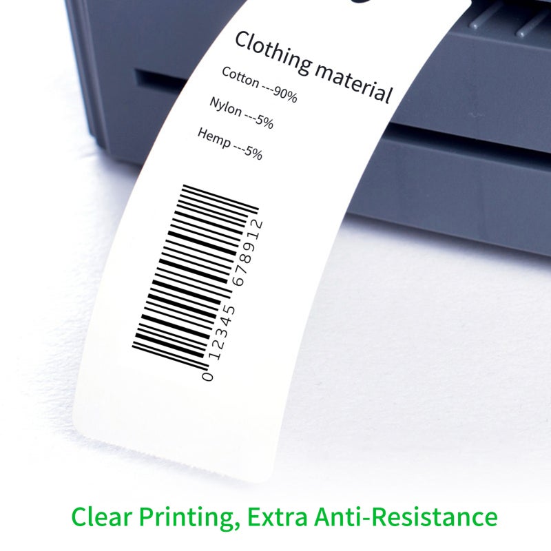 Thermal Transfer Wax Ribbon 110mm X 300m Black Reinforced Wax Base Material - High Density Uniform Coating Clear Lasting Printing for Coated Art Paper Fruit Vegetable Price Labels - Image 5