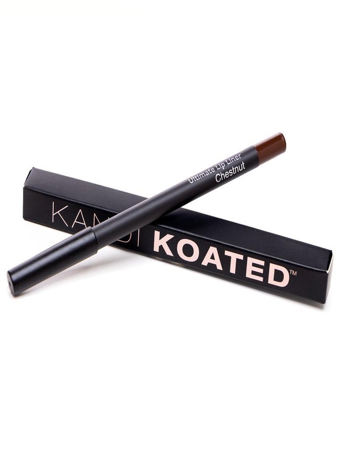 Kandi Koated Edge Lip Liner Pencil [Chestnut] | Paraben-Free, Cruelty-Free Formula with Vitamin E and C | Beauty & Makeup - Image 3