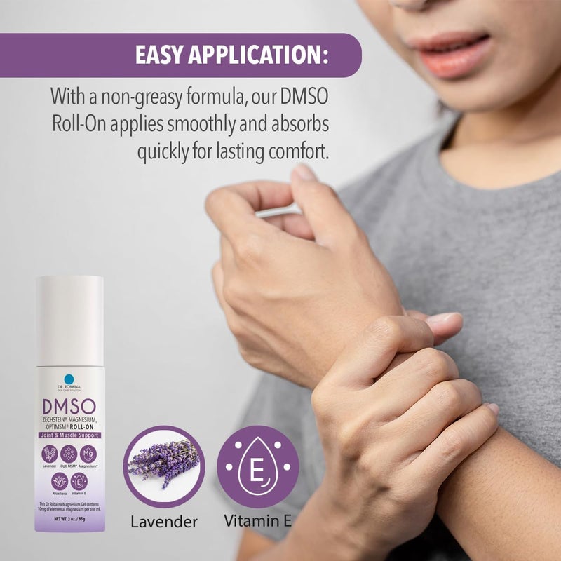 Dr Robaina DMSO Lavender RollOn  Ultimate Skin Comfort  Nourishment  999 Pure Pharmaceutical Grade with Arnica Magnesium Aloe Vera Vitamin E  Made in The USA - Image 4