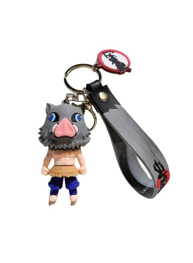 Generic Cute Anime Cartoon Doll Keychain – Kawaii Mini Figure Key Ring for Girls, Boys, Teens – Fun Anime Gifts for Friends, Kids, Collectors & Otaku Fans – Backpack & Bag Charm Accessories  - Image 1
