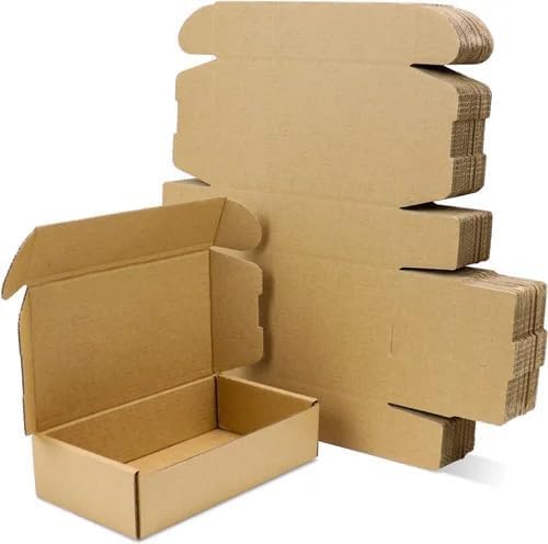 MALANI STORES 7X4X2 inch auto-lock 3ply corrugated brown box BORWN Pack of - 25 - Image 4