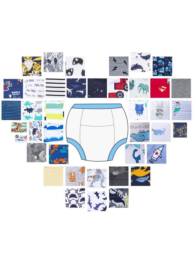 BIG ELEPHANT Random Color Toddler Training Pants Potty Training Underwear For Boys And Girls 6 Pack 2T  - Image 2