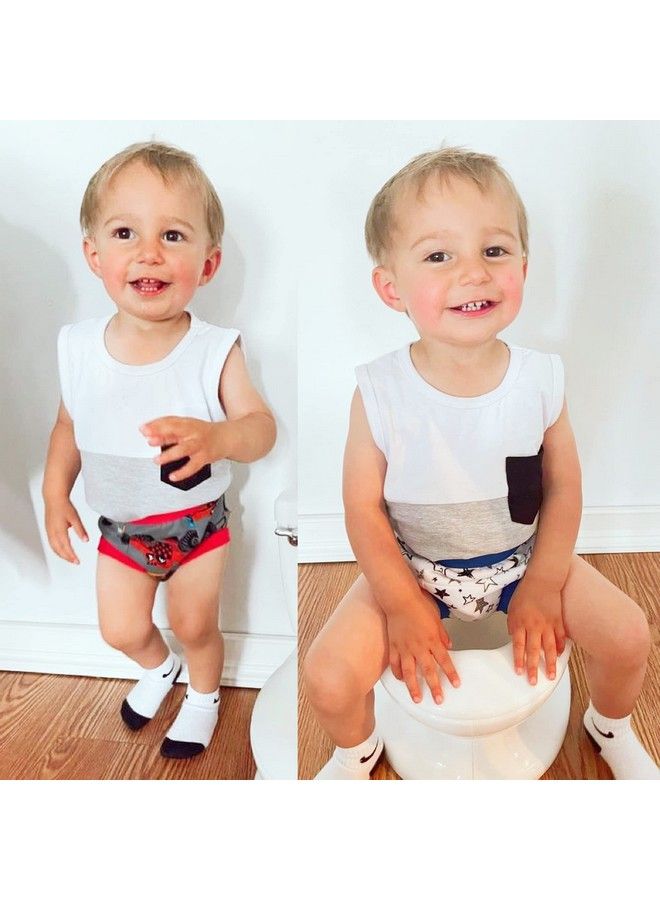 BIG ELEPHANT Random Color Toddler Training Pants Potty Training Underwear For Boys And Girls 6 Pack 2T  - Image 3