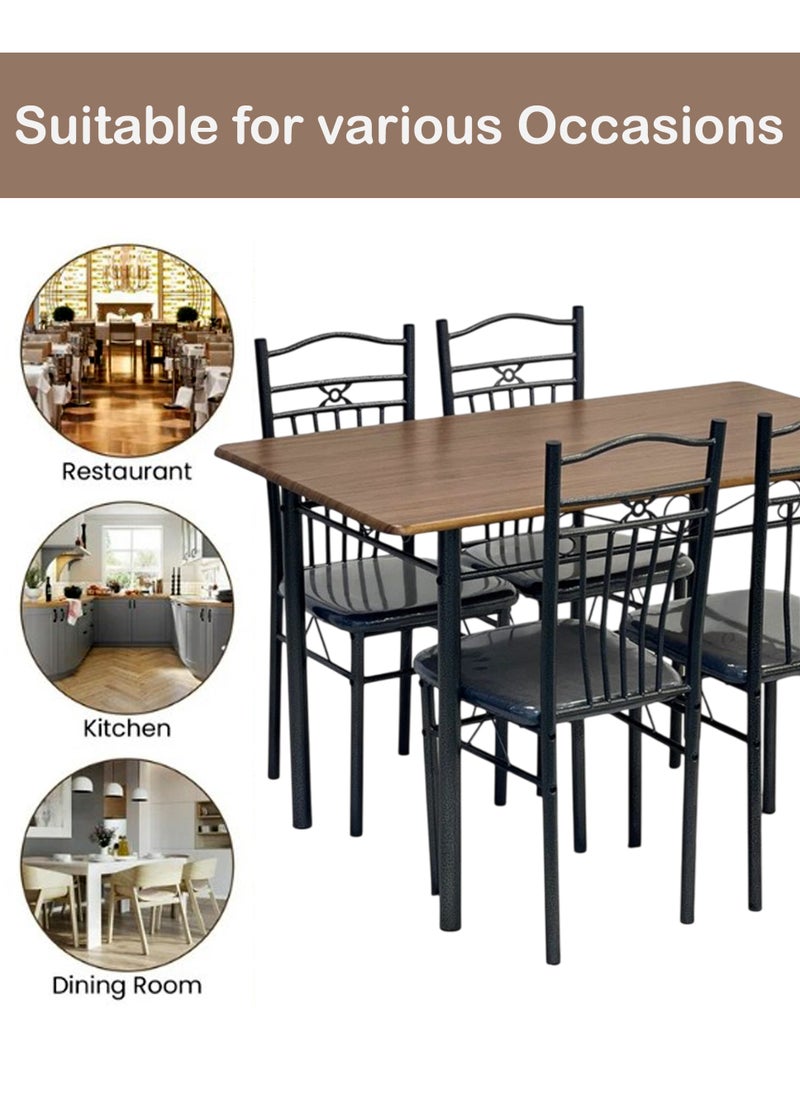 Generic - طقم طاولة طعام مع 8 كراسي مقاس 200*100*76 سم - Image 1