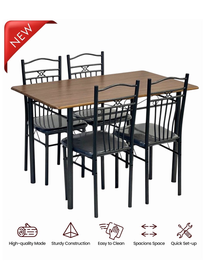 Generic - طقم طاولة طعام مع 8 كراسي مقاس 200*100*76 سم - Image 1