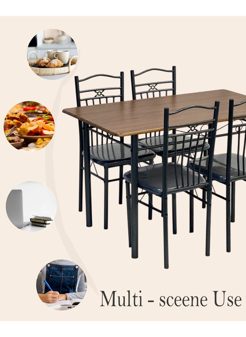 Generic - طقم طاولة طعام مع 8 كراسي مقاس 200*100*76 سم - Image 1