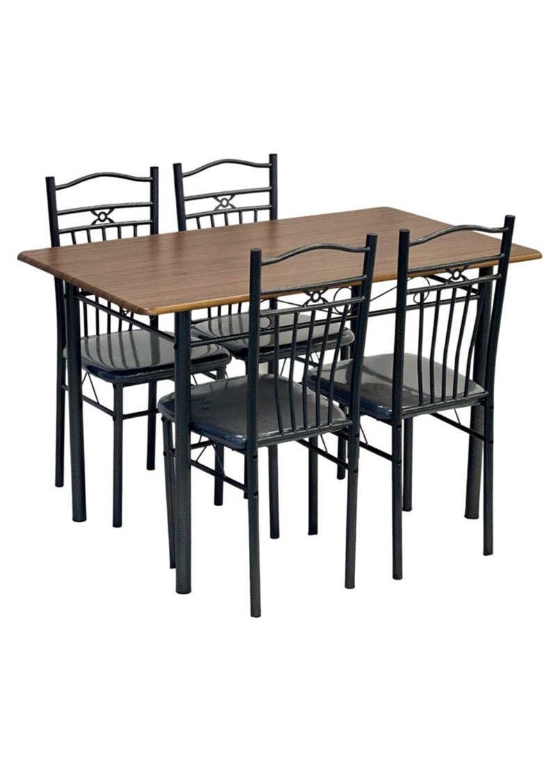 Generic - طقم طاولة طعام مع 8 كراسي مقاس 200*100*76 سم - Image 1