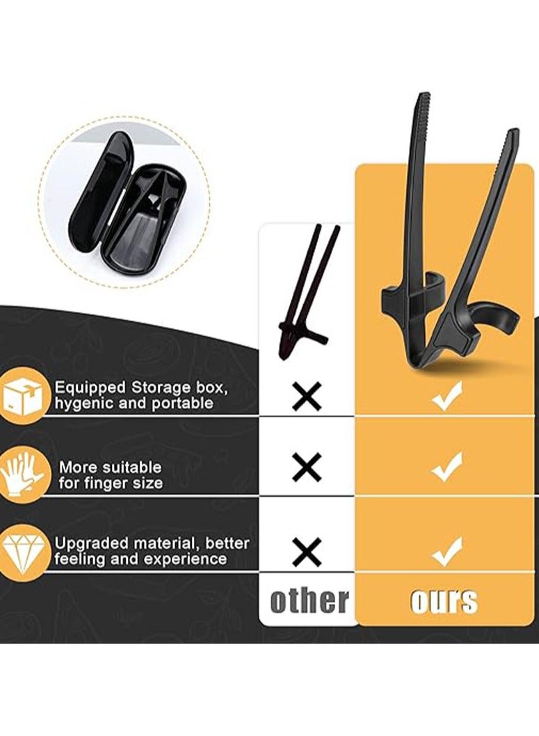 general Upgraded Finger Chopsticks for Gamers with Box, Finger Chip Chopsticks, Snacking Chopsticks, Gamer Chopsticks, Gaming Chopsticks, Snack Chopsticks for Hands, Snack Grabber - Image 2