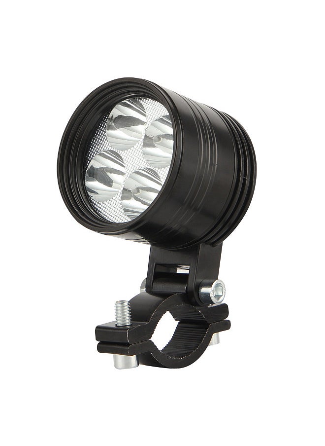 Generic - 1PCS Super Bright White Motorcycle 40W LED Spotlight Headlight Waterproof Spot Head Lamp Driving Fog Light 6000K - Image 1