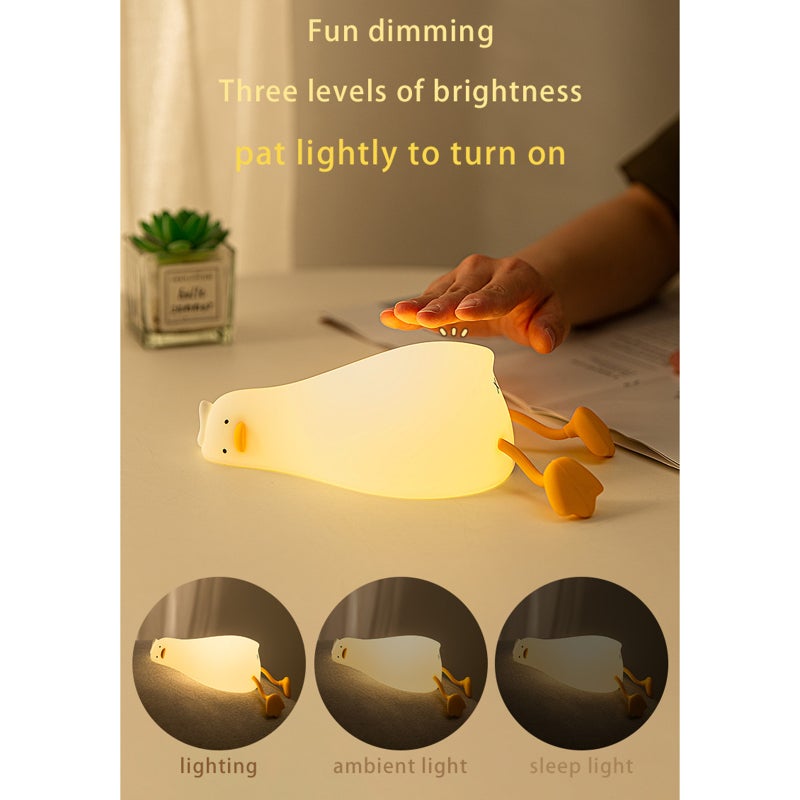 Cute Led Night Light: White, Ultra Cute Exquisite Workmanship - Fine Quality Environmentally Friendly Safe, Soft Warm Light for Bedroom, Children Room, Living Room - Image 5