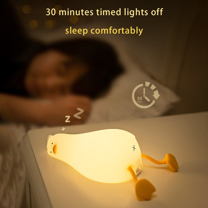 Cute Led Night Light: White, Ultra Cute Exquisite Workmanship - Fine Quality Environmentally Friendly Safe, Soft Warm Light for Bedroom, Children Room, Living Room - Image 3