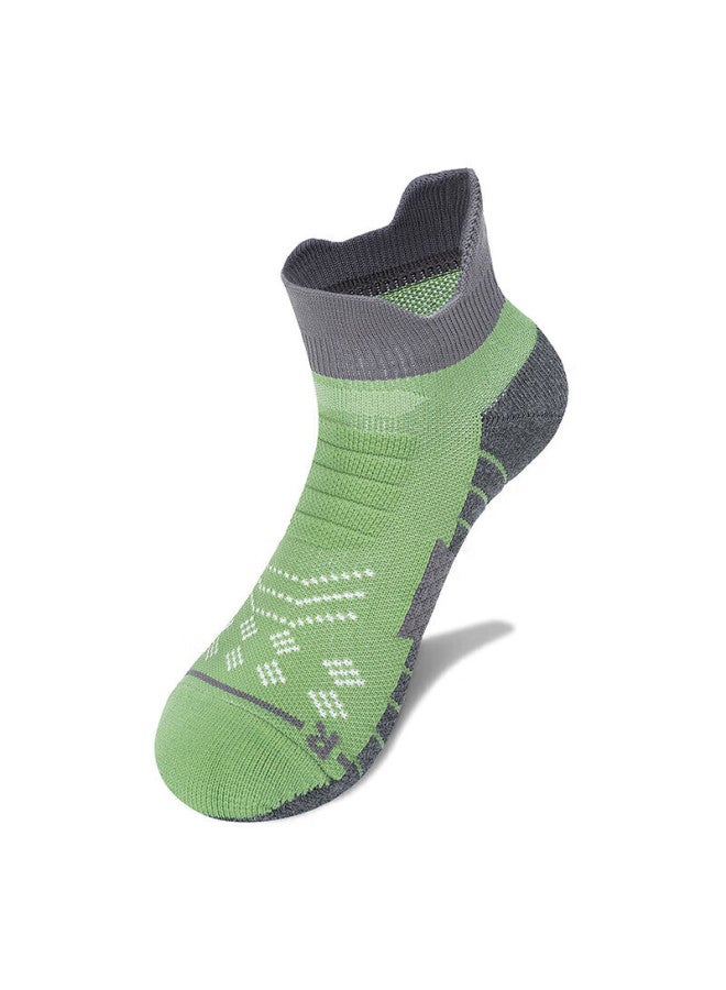 Tfo Event-level Outdoor Sports Socks Breathable Running Hiking Trail Socks A208 Men's Grass Green M - Image 1