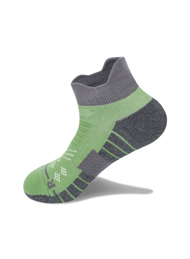 Tfo Event-level Outdoor Sports Socks Breathable Running Hiking Trail Socks A208 Men's Grass Green M - Image 3