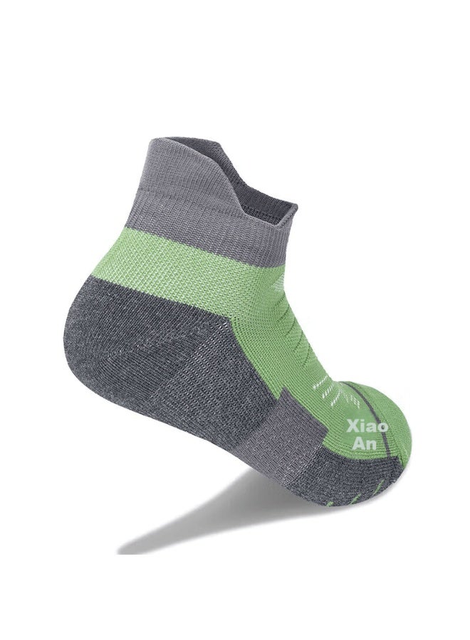Tfo Event-level Outdoor Sports Socks Breathable Running Hiking Trail Socks A208 Men's Grass Green M - Image 4