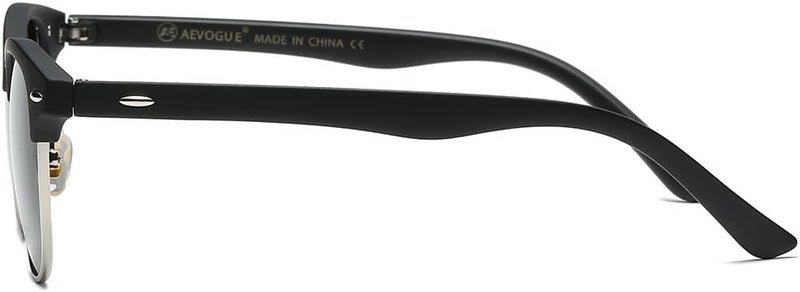 AEVOGUE Polarized Sunglasses For Women And Men Semi Rimless Frame Retro Sun Glasses AE0369 - Image 3