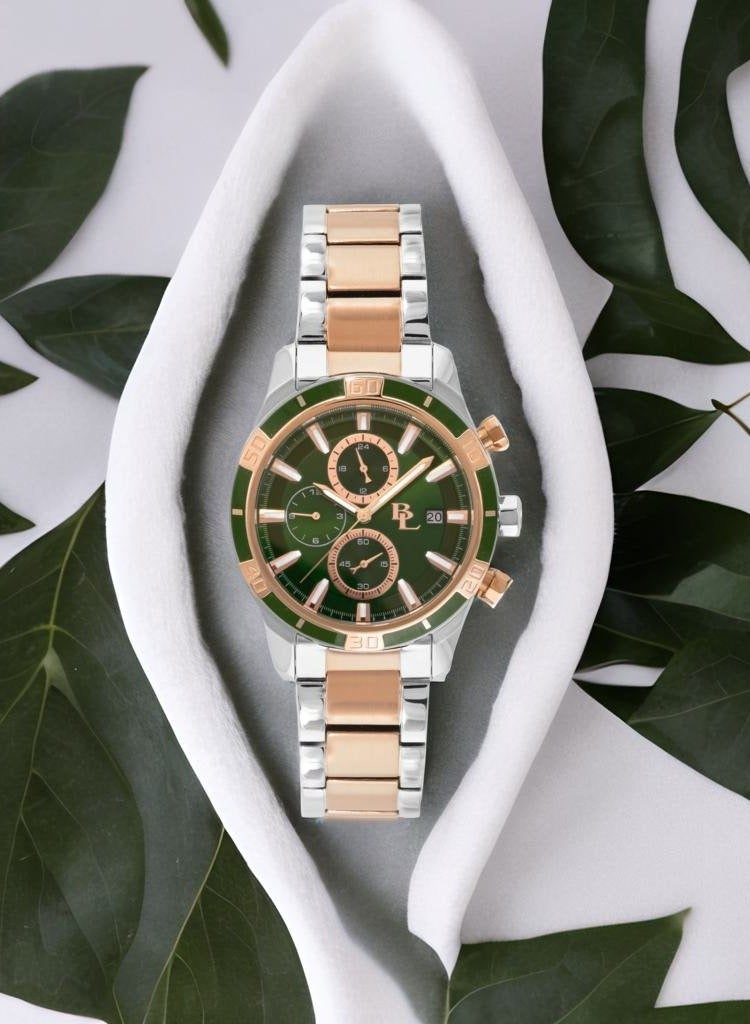 BLADE Vigor Emerald 3630G2UEU SS Case & Band Multifunction Men's Watch - Image 5