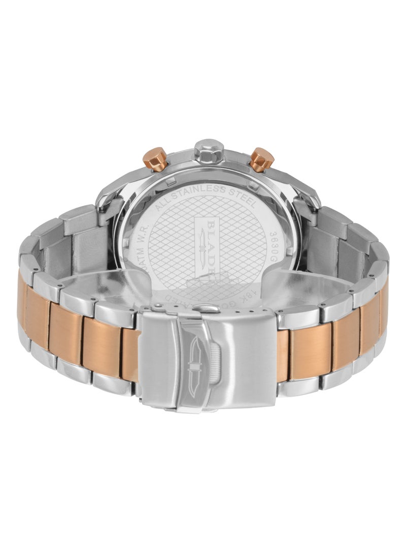 BLADE Vigor Emerald 3630G2UEU SS Case & Band Multifunction Men's Watch - Image 4