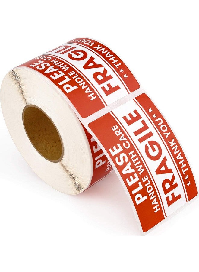 Methdic 2"X 3" Fragile Stickers 500 Labels Per Roll Strong Adhesive (Handle With Care,Do Not Drop,Thank You) Labels For Shipping And Moving - Image 2