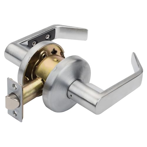 Dynasty Hardware Passage Door Lever Lockset, ADA Compliant, Light Duty Non-Locking Handle for Hallway or Closet Use, Satin Chrome Finish, Model AUS-30-26D - Image 4
