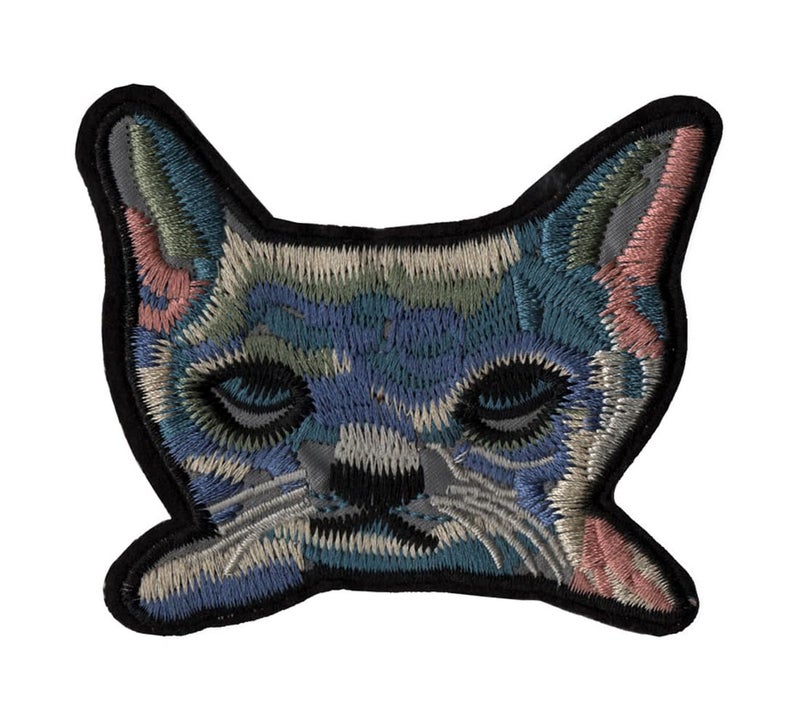 Kitty Animal Applique Embroidered Sewon Patch Size 10cm x 85cm for Jackets Bags TShirts Jeans Pants Outdoor Clothing Imported from Malaysia 1 Piece Code SBX28  - Image 1