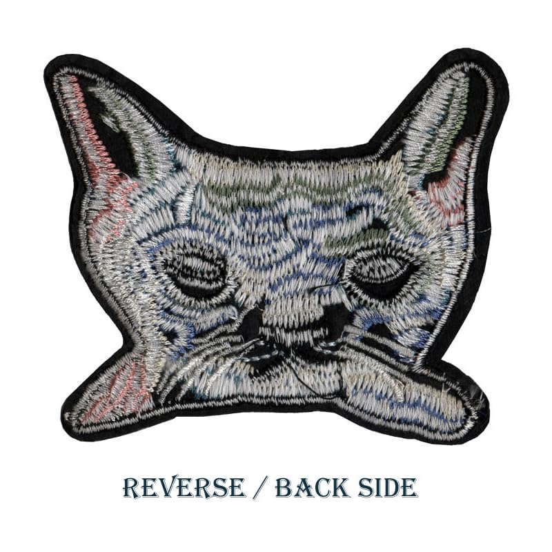 Kitty Animal Applique Embroidered Sewon Patch Size 10cm x 85cm for Jackets Bags TShirts Jeans Pants Outdoor Clothing Imported from Malaysia 1 Piece Code SBX28  - Image 5