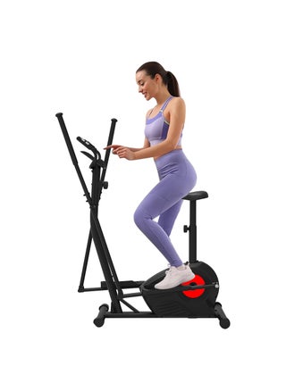Elliptical Machine Elliptical Exercise Machine for home with Seat 8 Resistance Levels Pulse Rate Grips and LCD Monitor - pzsku/Z6CFBCB5B09AF021EC90EZ/45/_/1722406430/3d1b0ea7-6944-4f3c-ac2f-a70df6a3e034