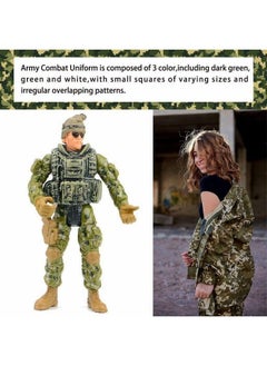 Generic Army Men Action Figures Toy Soldiers Military Playset With Digital Camo Us Special Forces Group Toys For Kids Boys,12 Pcs,Best Age 6 7 8 9 10  - Image 4