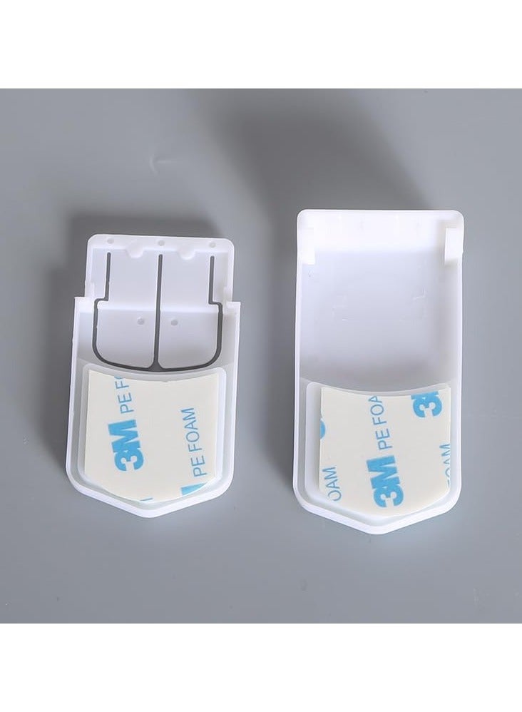 Rubik Self Adhsive Drawer Lock, 2pcs Multi-Purpose Corner Drawer Plsatic Safety Locks, Right Angle - Image 5