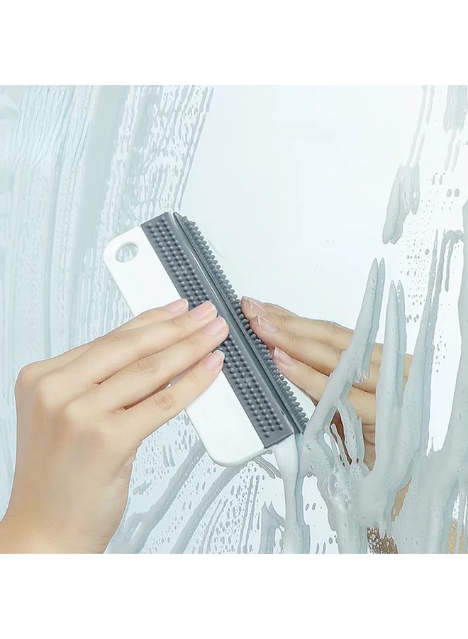 جراي ميجيا منظف الزجاج المصغّر متعدد الوظائف شفرة ممسحة من السيليكون مقبض مريح - Image 2