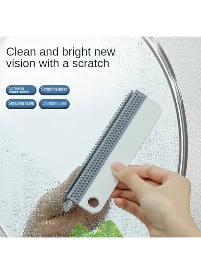 جراي ميجيا منظف الزجاج المصغّر متعدد الوظائف شفرة ممسحة من السيليكون مقبض مريح - Image 3