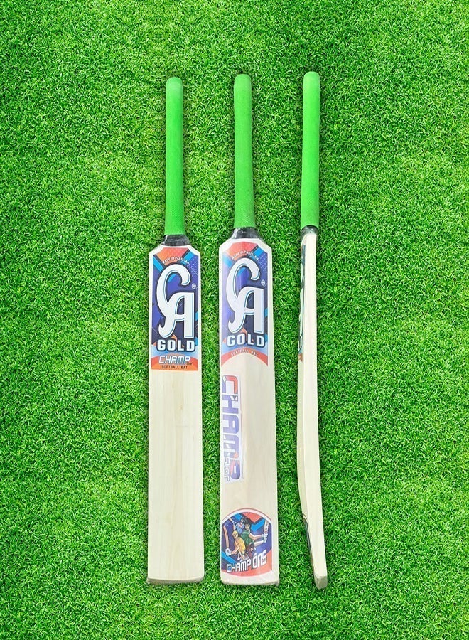 CA Gold Champ Poplar Willow Soft Tennis Ball Cricket Bat Junior Size 4 - Image 5